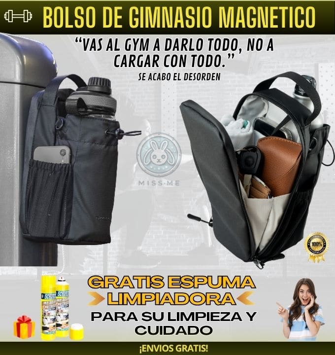 BOLSO MAGNETICO PARA GIMNASIO