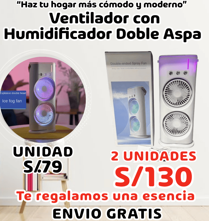 ventilador humidificador de torre