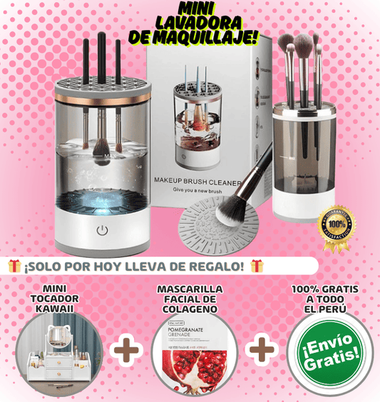 🧴🖌️ Lavadora de Brochas de Maquillaje 💅✨