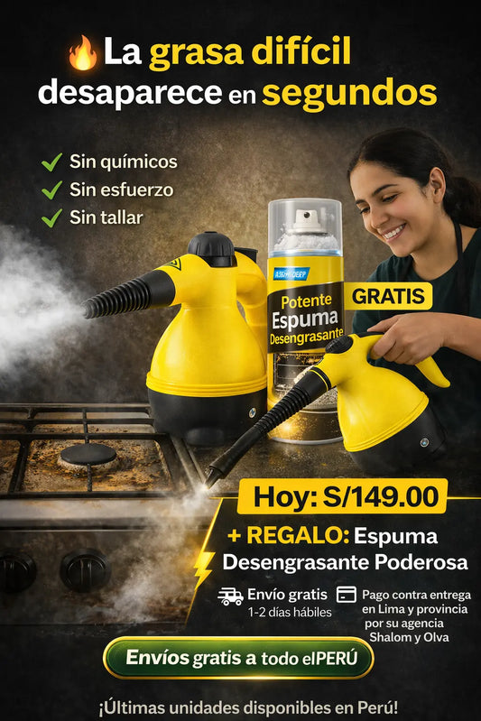 VAPORCLEAN CON ESPUMA QUITA GRASA