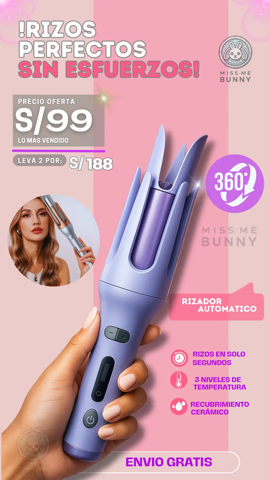 Rizador de cabello automático 360°